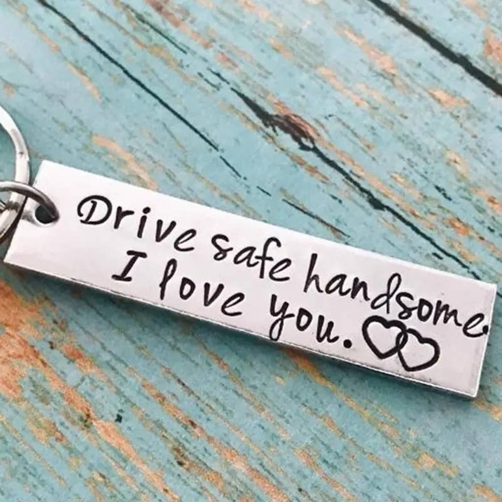 Silver Keychain with Engraving
